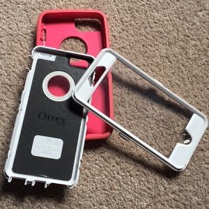 Pink iPhone 6 Defender Otterbox case